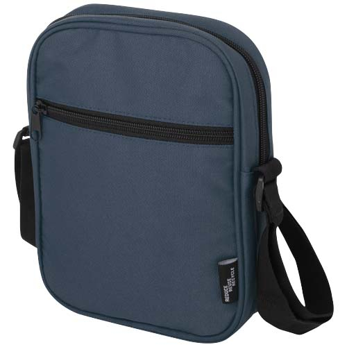 Sac bandoulière 2 L recyclé personnalisable Byron Hale Blue
